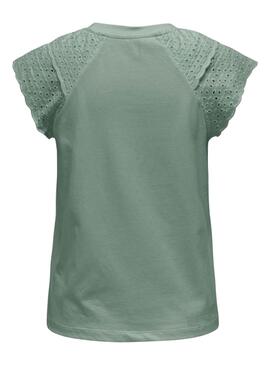 Camiseta Only Xiana Verde Para Mujer