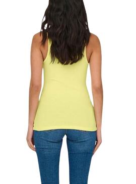 Camiseta Only Kenya Amarillo Para Mujer