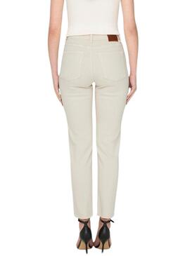 Pantalon Only Emily Beige Para Mujer