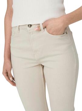 Pantalon Only Emily Beige Para Mujer