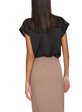 Top Vila Villette Negro Para Mujer