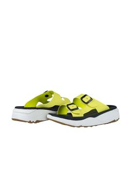 Sandalias Munich Banzai Amarillo Para Mujer