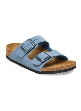 Sandalias Birkenstock Arizona Birko-Flor Azul Kids