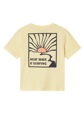 Camiseta Name It Haliam Amarillo Para Niño