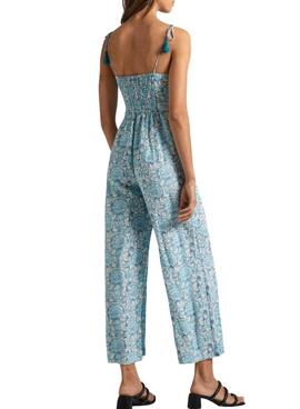 Mono Pepe Jeans Matilde Azul Para Mujer