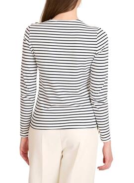 Camiseta Naf Naf Marin Marino Para Mujer