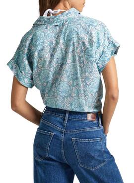  Camisa Pepe Jeans Mer  azul para mujer 