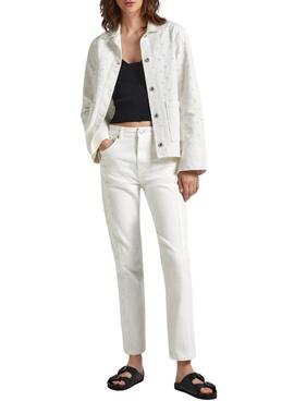 Cazadora Pepe Jeans Anny Blanco Para Mujer