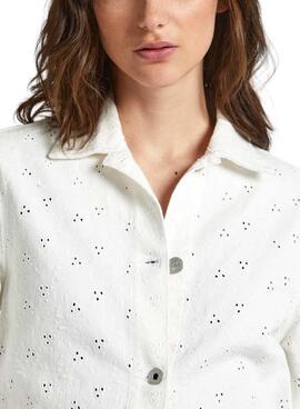 Cazadora Pepe Jeans Anny Blanco Para Mujer