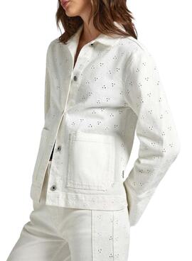 Cazadora Pepe Jeans Anny Blanco Para Mujer