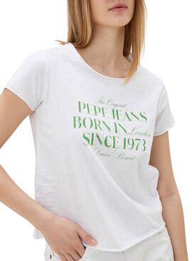 Camiseta Pepe Jeans Jasmine  blanco para mujer 