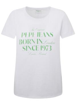 Camiseta Pepe Jeans Jasmine  blanco para mujer 