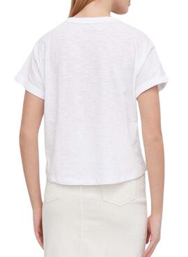 Camiseta Pepe Jeans Lax blanco  para mujer 