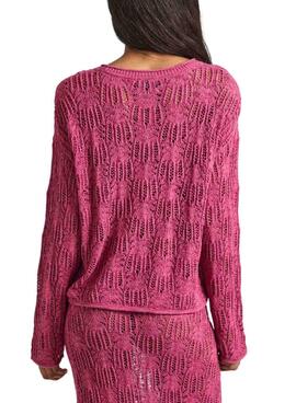 Jersey Pepe Jeans Gwen Rosa Para Mujer