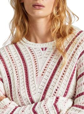 Jersey Pepe Jeans Ginny Rosa Para Mujer