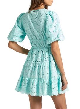 Vestido Pepe Jeans Delia Turquesa Para Mujer