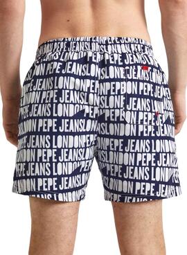 Bañador Pepe Jeans con  AO Logo marino para hombre 