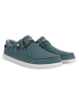 Zapatos Walkin Pitas Wallabi Windover verde para hombre