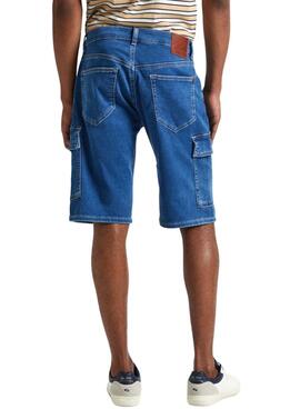 Bermuda Pepe Jeans Relaxed  azul para hombre 