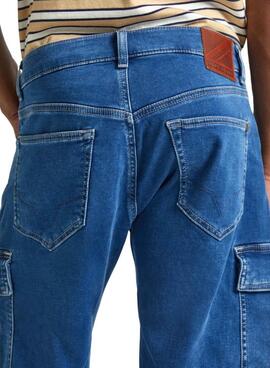 Bermuda Pepe Jeans Relaxed  azul para hombre 