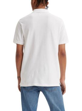Polo Levis Basic Blanco Para Hombre