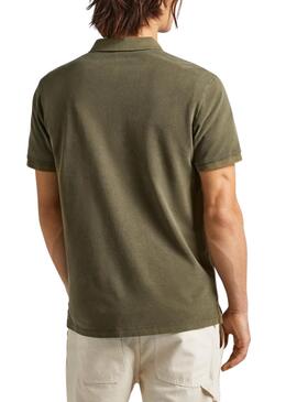 Polo Pepe Jeans New Oliver Verde Para Hombre