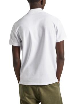 Polo Pepe Jeans New Oliver Blanco Para Hombre