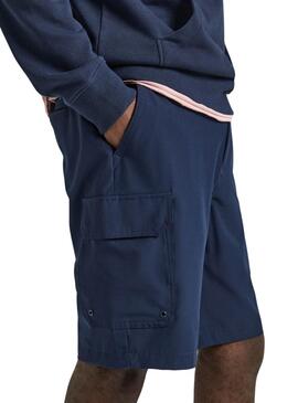 Bermuda Pepe Jeans Performance azul para hombre 