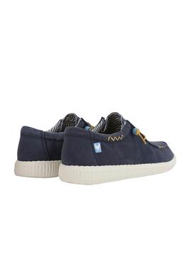 Zapatos Walkin Pitas Wallabi Windover marino para Hombre.