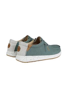 Zapatos Walkin Pitas Wallabi Nias verde para hombre
