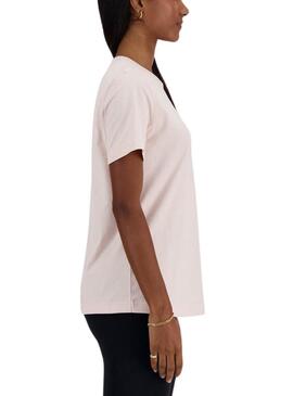 Camiseta New Balance Sport Rosa Para Mujer