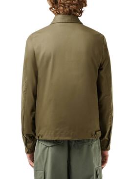 Chaqueta Lacoste BH7198 Verde Para Hombre