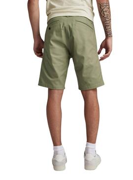 Bermuda G-Star Verde Bronson 2.0 Slim Chino para Hombre