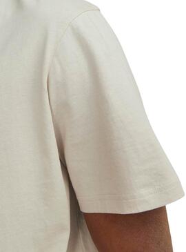 Camiseta Jack and Jones Estar Beige Para Hombre