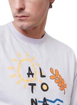 Camiseta Altonadock Malva Para Hombre