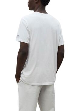 Camiseta Blanca Ecoalf para Hombre