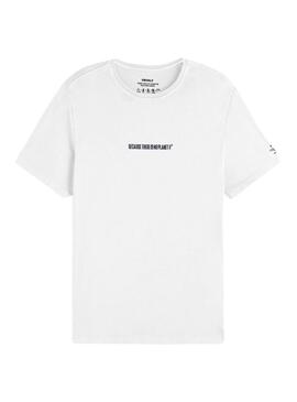 Camiseta Blanca Ecoalf para Hombre