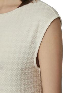 Vestido Vila Brenda Beige Para Mujer