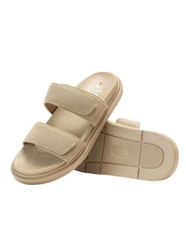 Sandalias Ecoalf Frida beige para mujer