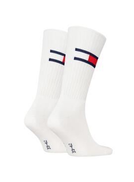 Pack 2 Calcetines Tommy Jeans  TH UNI Sock blanco Unisex 