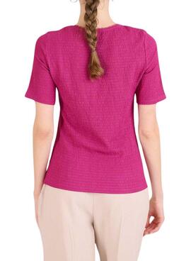 Camiseta Naf Naf Rosita Ciruela rosa para mujer