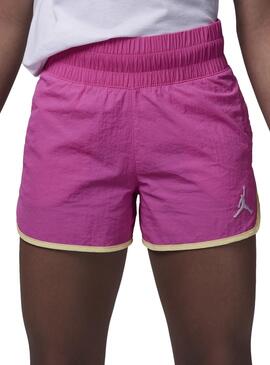 Short Jordan SKA Lemonade rosa para niña