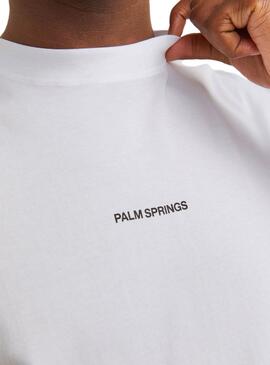 Camiseta Jack and Jones Raruba blanco para hombre