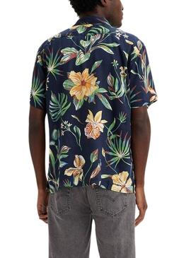Camisa Levis The Sunset Camp tropical para hombre