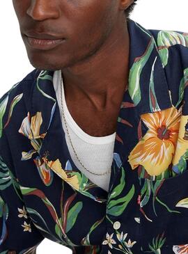 Camisa Levis The Sunset Camp tropical para hombre