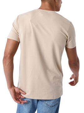Camiseta Project x Paris Logo beige para hombre