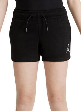 Short deportivo Jordan Essentials negro para niña