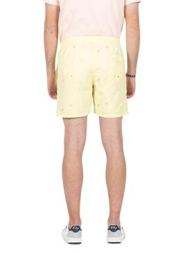 Bañador El Pulpo Estampado amarillo para hombre