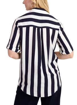 Camisa Naf Naf Popey marino para mujer