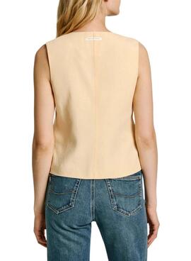 Chaleco Pepe Jeans Aditi amarillo para mujer